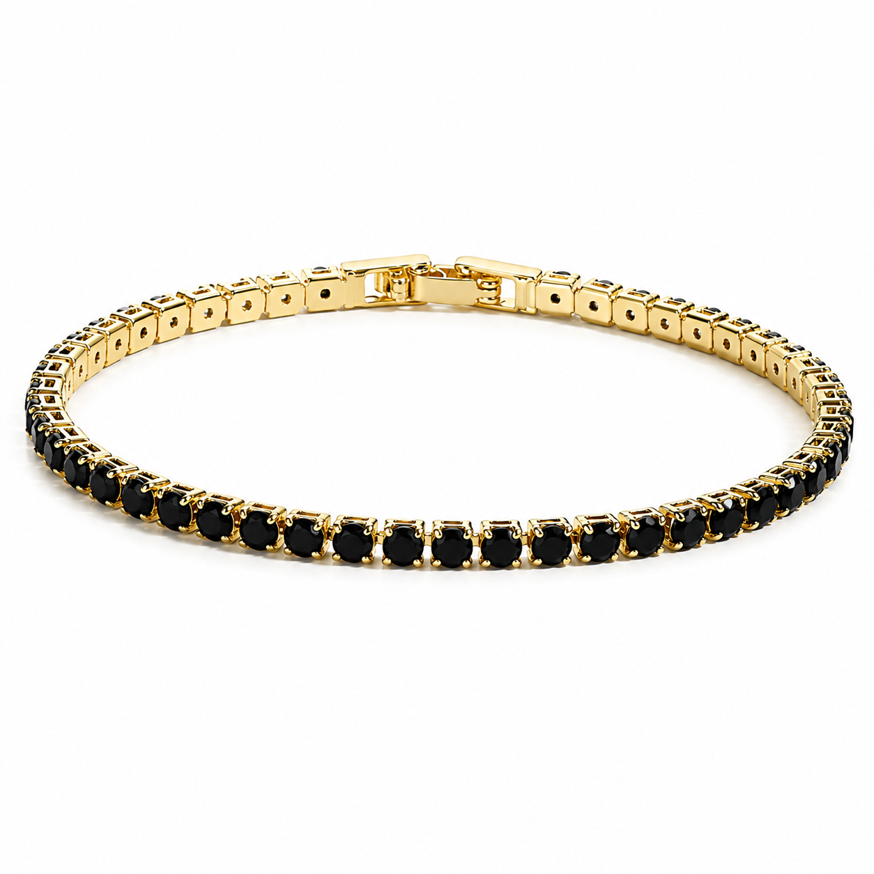 Not Your Basic Tennis - Black | Boss Up Jewelry