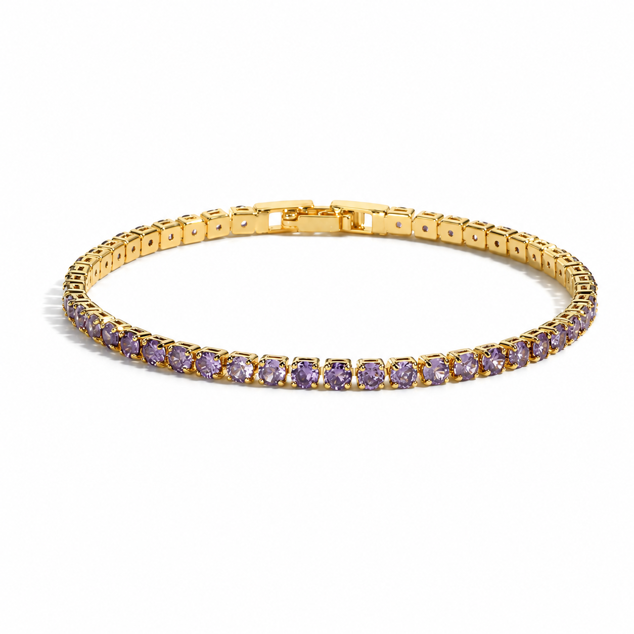 Not Your Basic Tennis - Pink | Boss Up Jewelry