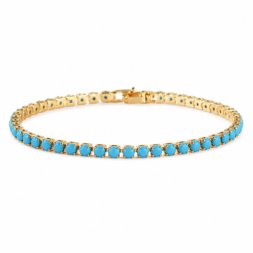 Ocean's Eleven - Turquoise Tennis | Boss Up Jewelry