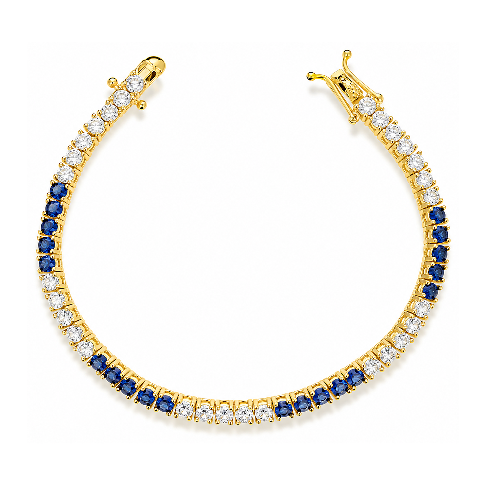Sapphire Curve - Default Title | Boss Up Jewelry