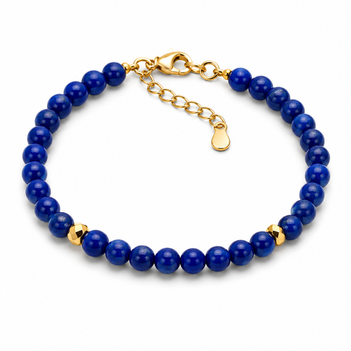 Stone Story Bracelets - Cobalt Blue Round | Boss Up Jewelry