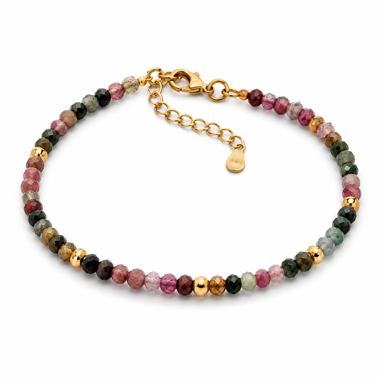 Stone Story Bracelets - Multicolor Faceted | Boss Up Jewelry