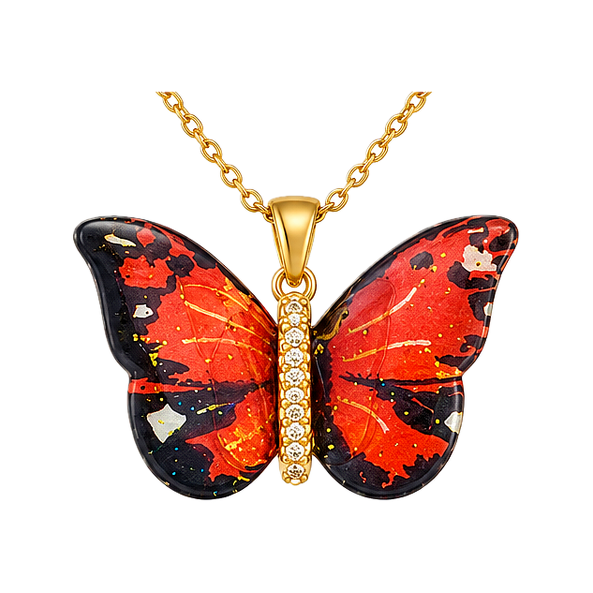 Wings of Wonder - Red Orange | Boss Up Jewelry