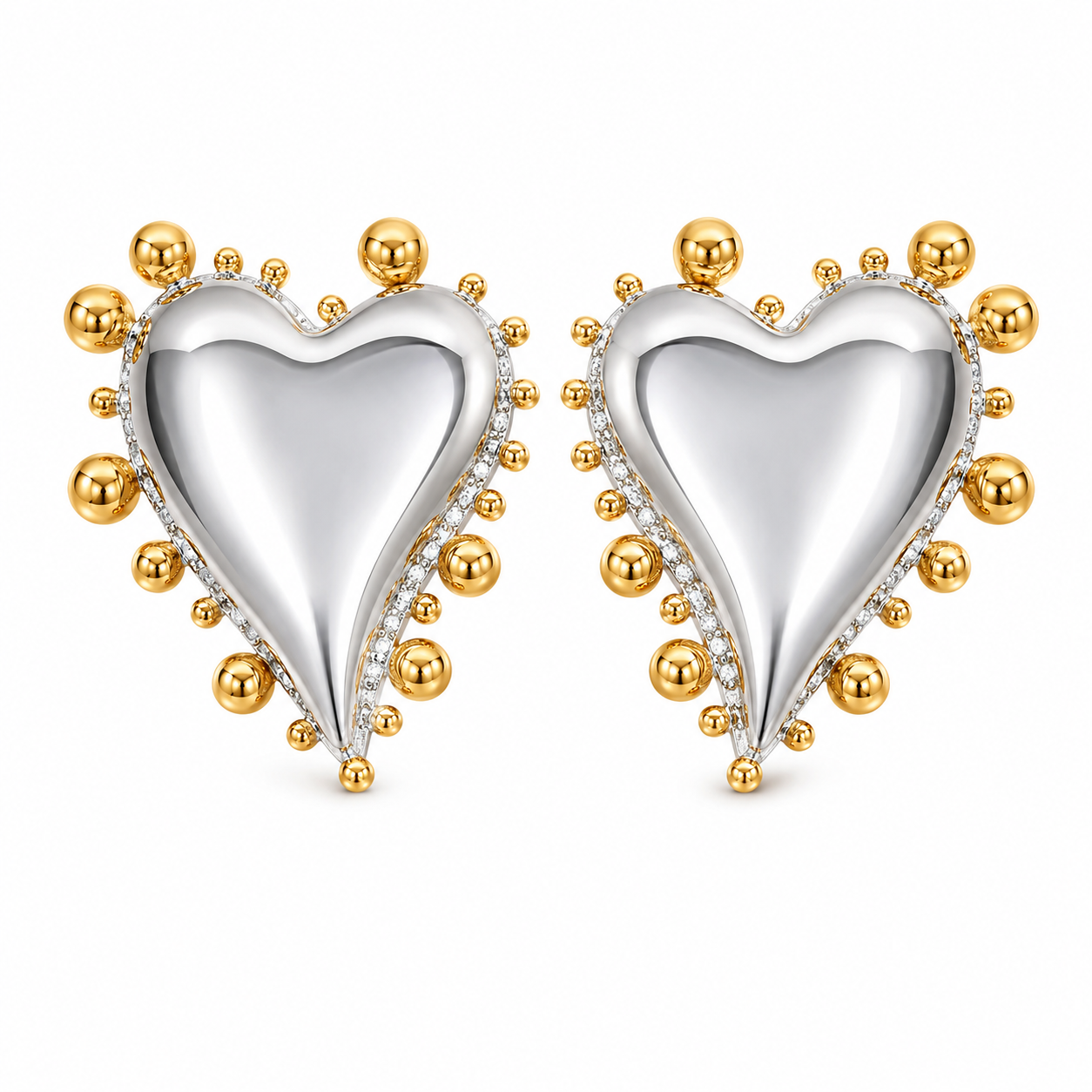 Heart of Gold - Earrings | Boss Up Jewelry