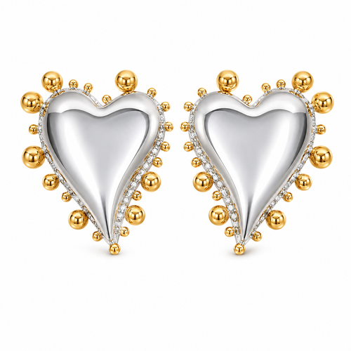 Heart of Gold - Earrings | Boss Up Jewelry