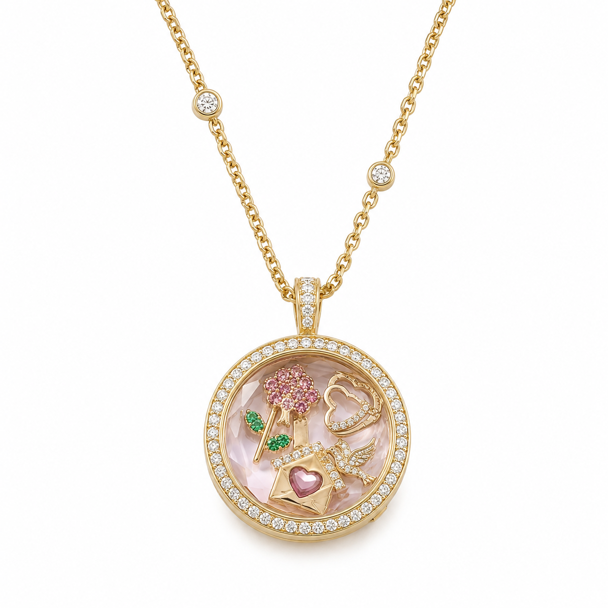 The Keepsake Locket Collection - Floating Charm Collection | Boss Up Jewelry