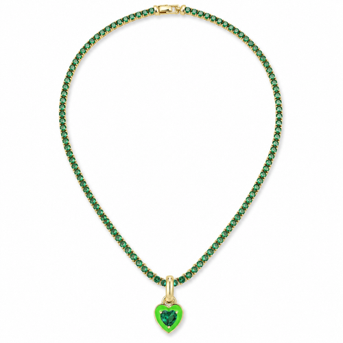 Heart on My Sleeve - Green | Boss Up Jewelry