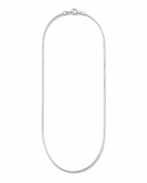 The Clean Slate Look: Full Term, the Bar None Flat Sterling Silver chain and Square Deal
