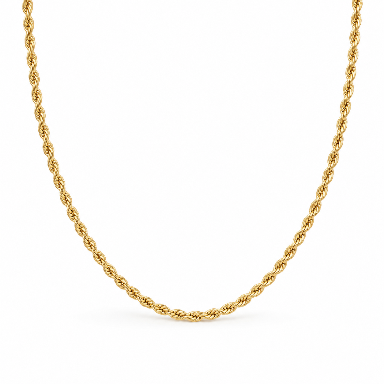 Bar None - Gold Rope Chain | Boss Up Jewelry
