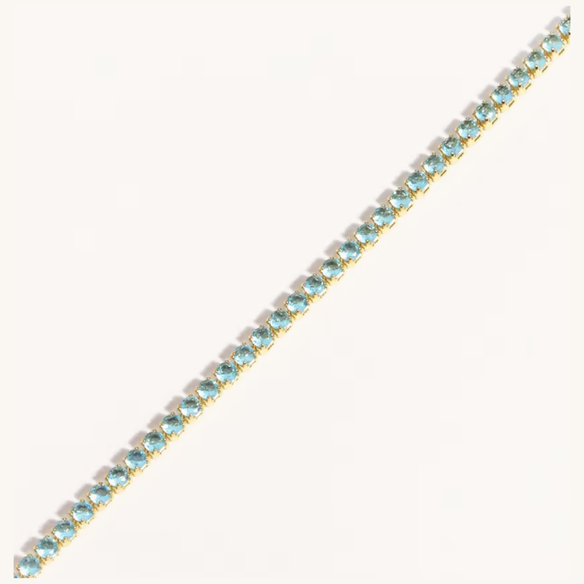 Bar None · CZ Tennis Chain - Blue | Boss Up Jewelry