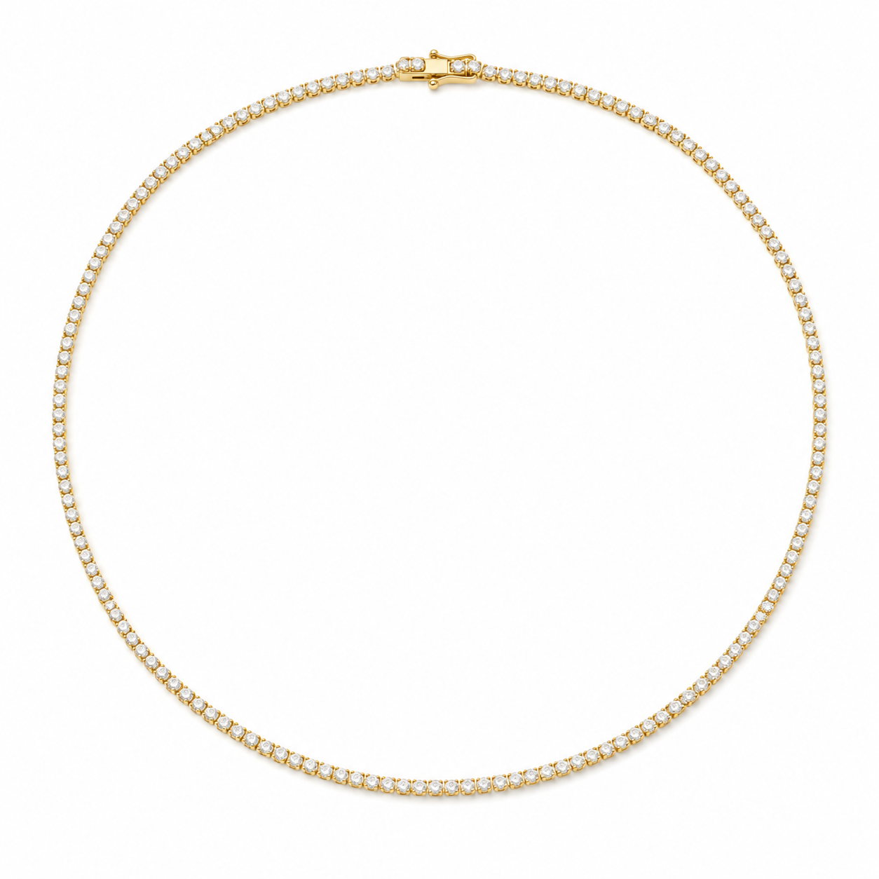 Bar None · CZ Tennis Chain - Clear | Boss Up Jewelry