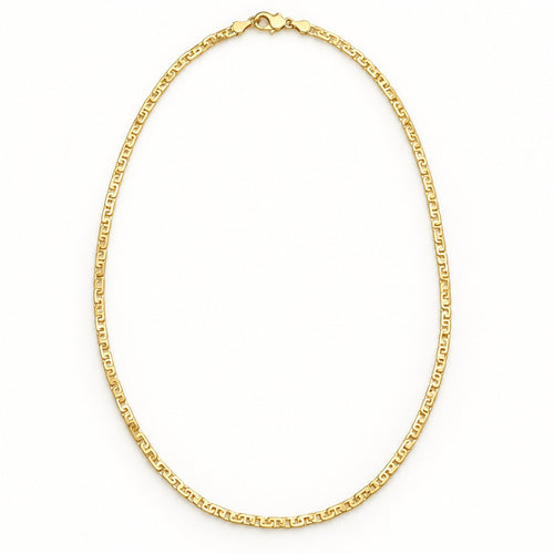 Making Waves gold mariner-link chain necklace