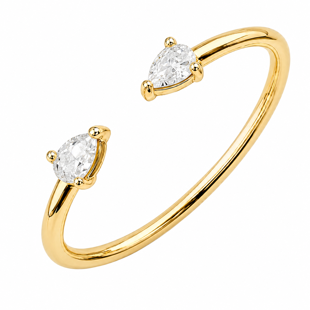 The Open Edit - Pear Bypass | Boss Up Jewelry