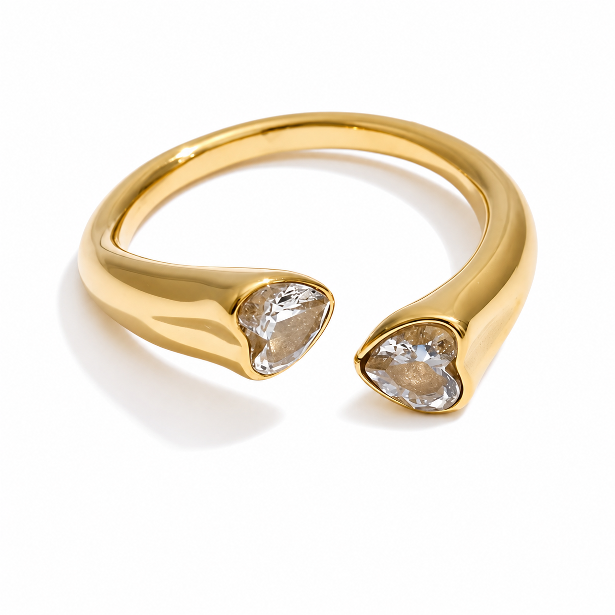 The Open Edit - Twin Heart | Boss Up Jewelry
