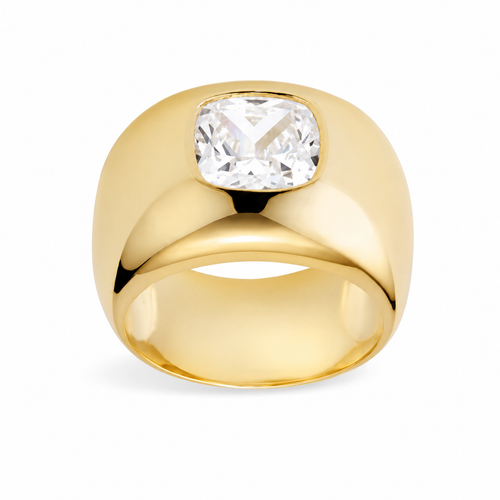 Heartbreaker - Gold Cushion | Boss Up Jewelry