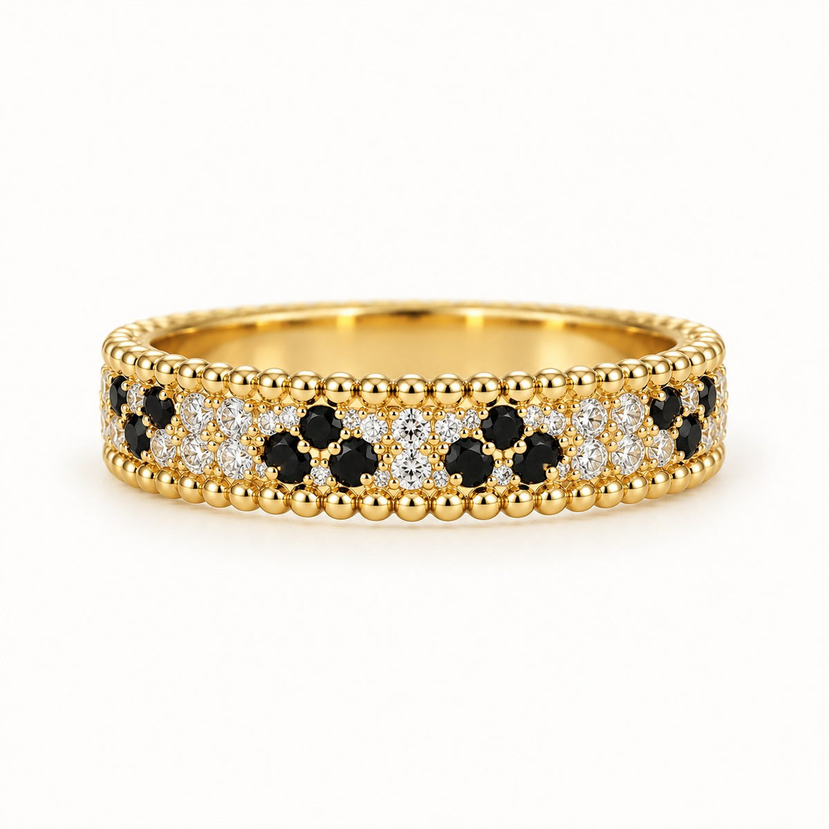 The Bottom Line Look: the Bar None Diamond-Cut Snake Chain, Thin Margin bracelet and Black Tie
