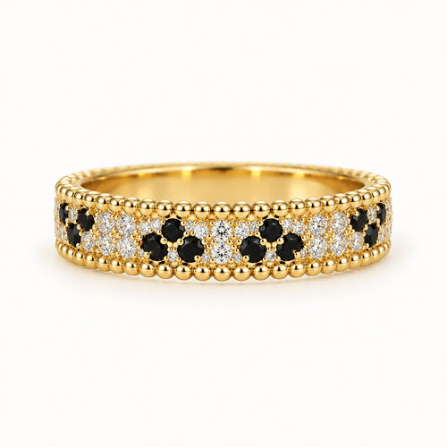 The Bottom Line Look: the Bar None Diamond-Cut Snake Chain, Thin Margin bracelet and Black Tie