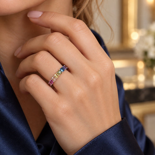 The Prism Look: Color Theory, Full Spectrum and the Bar None Bead Chain