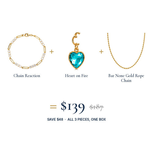 The Chain Gang Look: three pieces, one set price