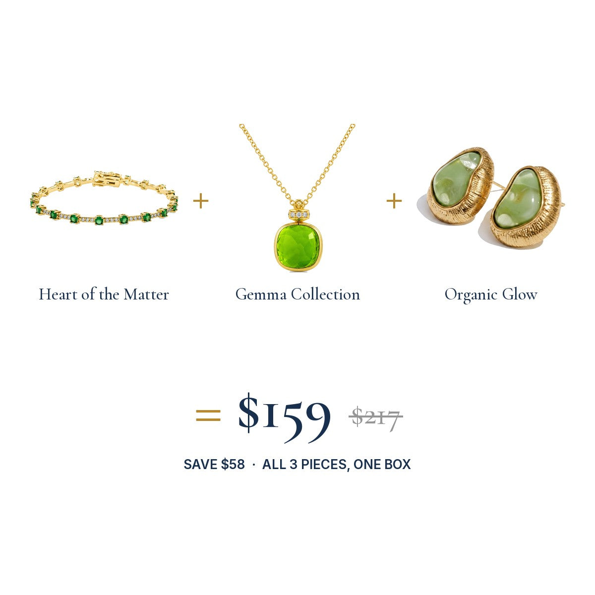 The Gemma Look: three pieces, one set price