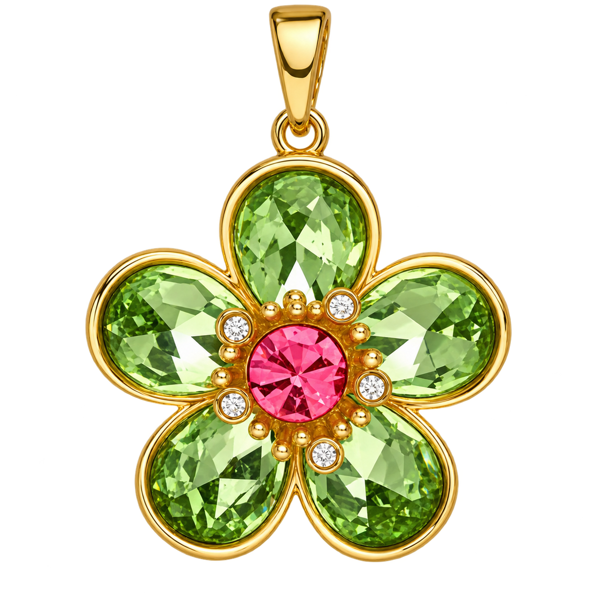Late Bloomer floral pendant necklace | Boss Up Jewels