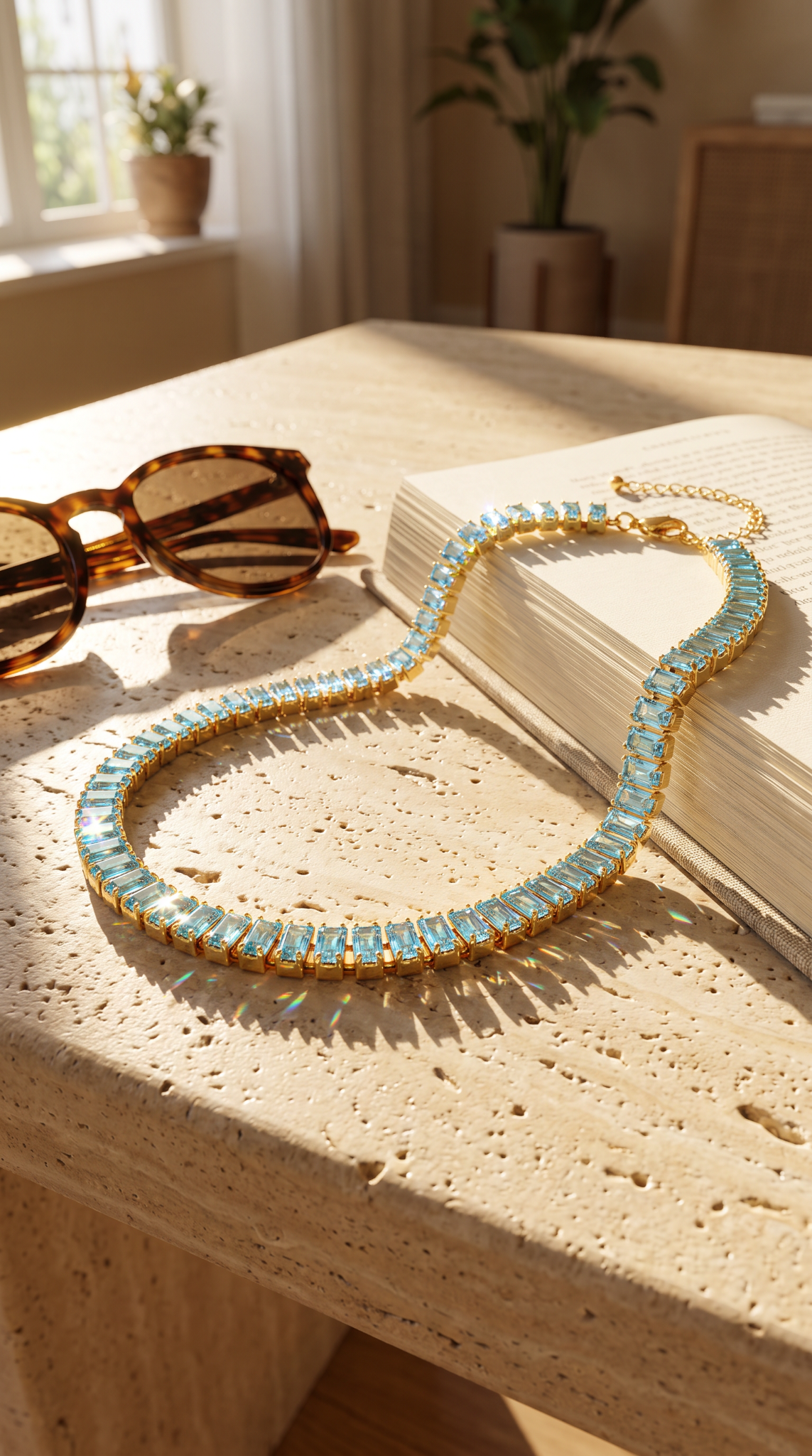 The Match Point Look: Tennis, Anyone? necklace worn