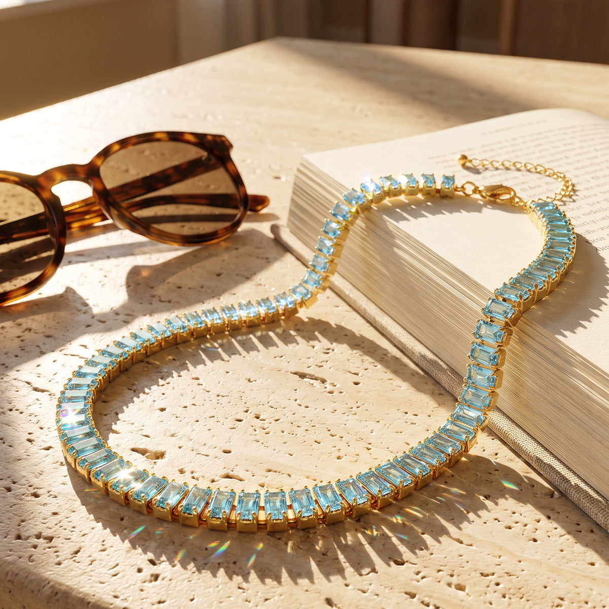 Tennis, Anyone? - Turquoise | Boss Up Jewelry
