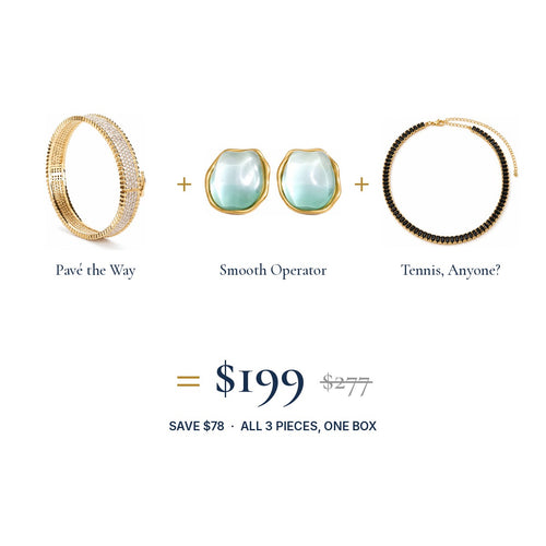 The Executive Sparkle Look: three pieces, one set price