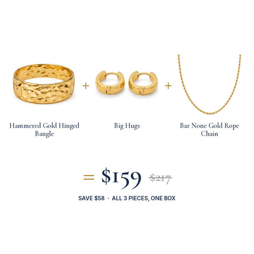 The Golden Hour Look: three pieces, one set price