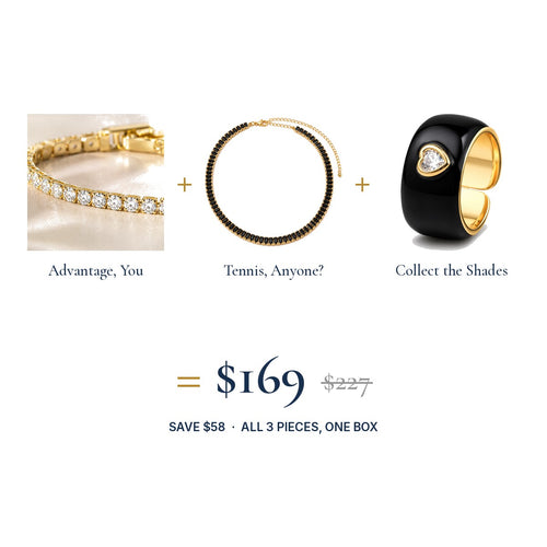 The Match Point Look: three pieces, one set price