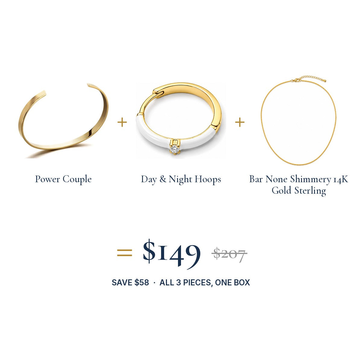The Power Move Look: three pieces, one set price